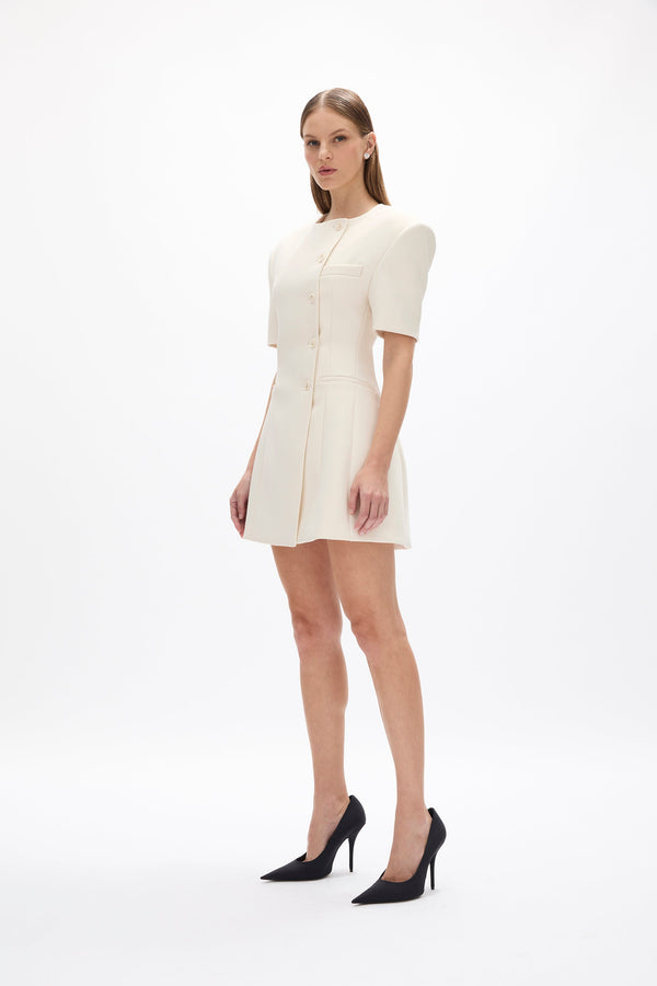 Rachel Gilbert Sergio Sleeve Mini Creme | Shop Rachel Gilbert Online – Rachel Gilbert US