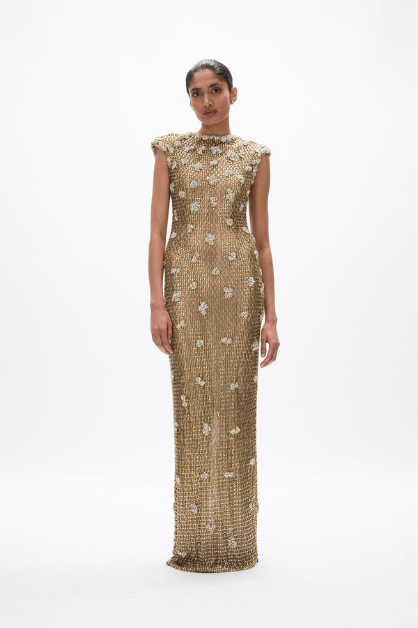 rachel gilbert Solana Gown Gold | Shop Rachel Gilbert Online – Rachel Gilbert US