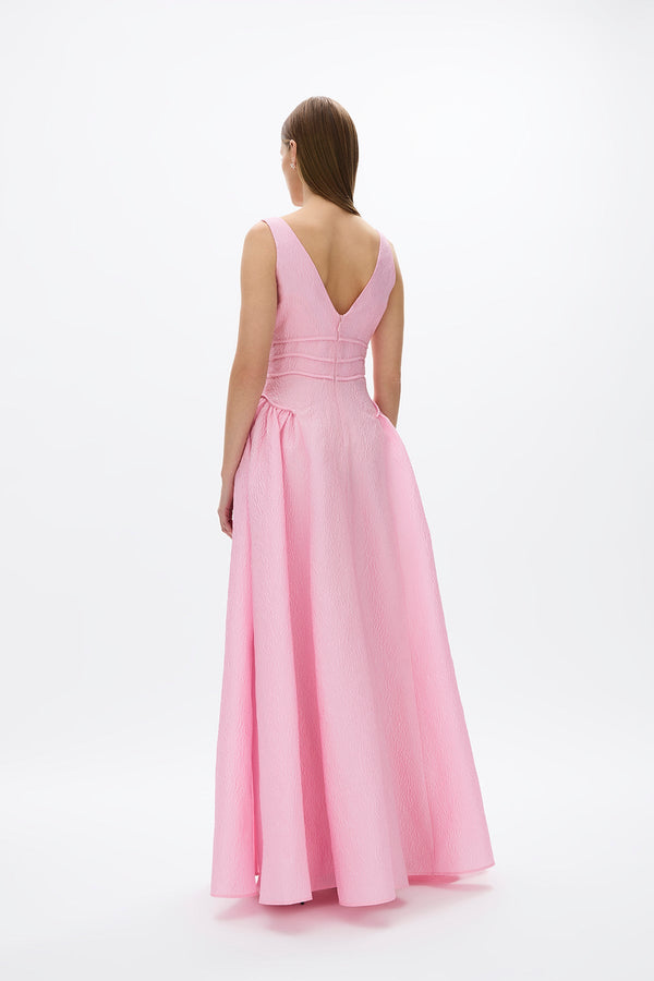 Rachel Gilbert Sophia Gown Baby Pink | Shop Rachel Gilbert Online – Rachel Gilbert US