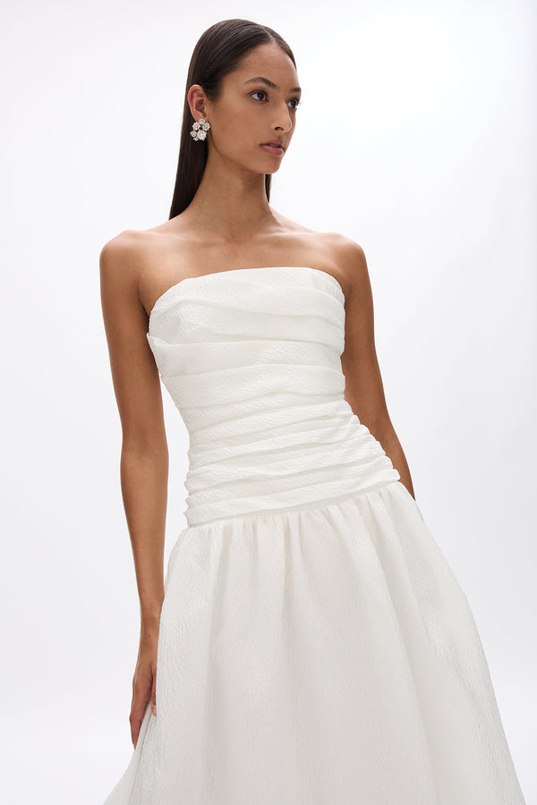 Rachel Gilbert Sophia Strapless Dress Ivory | Shop Rachel Gilbert Online – Rachel Gilbert US