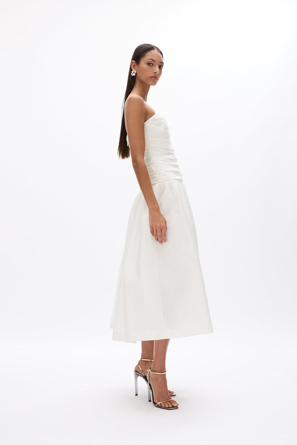 Rachel Gilbert Sophia Strapless Dress Ivory | Shop Rachel Gilbert Online – Rachel Gilbert US