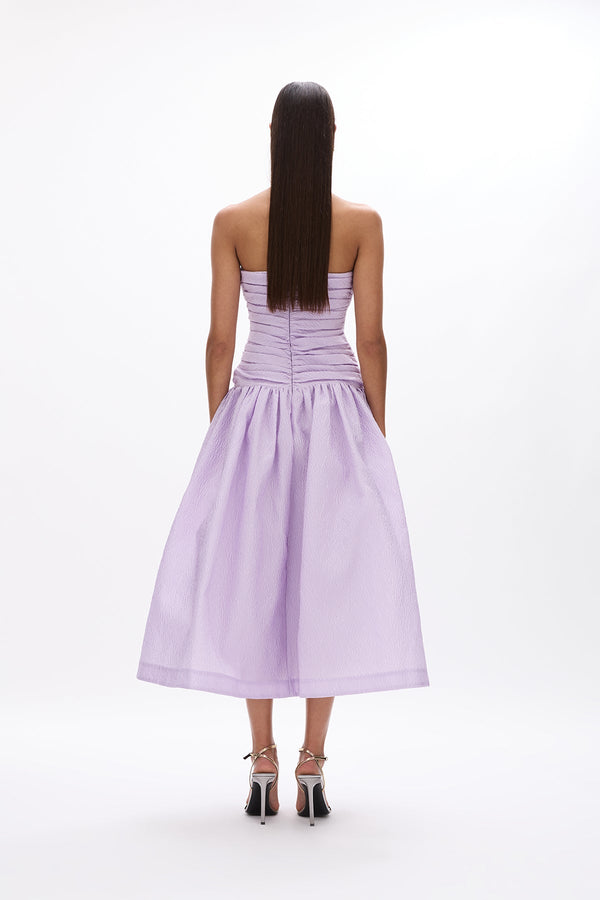 Rachel Gilbert Sophia Strapless Dress Lilac | Shop Rachel Gilbert Online – Rachel Gilbert US