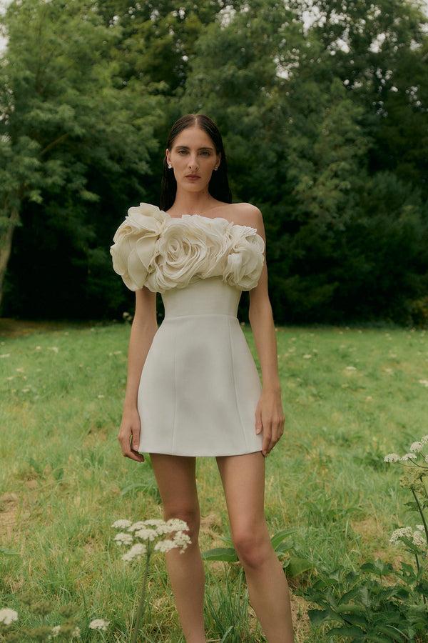 Rachel Gilbert Violet Mini Ivory | Shop Rachel Gilbert Online – Rachel Gilbert US