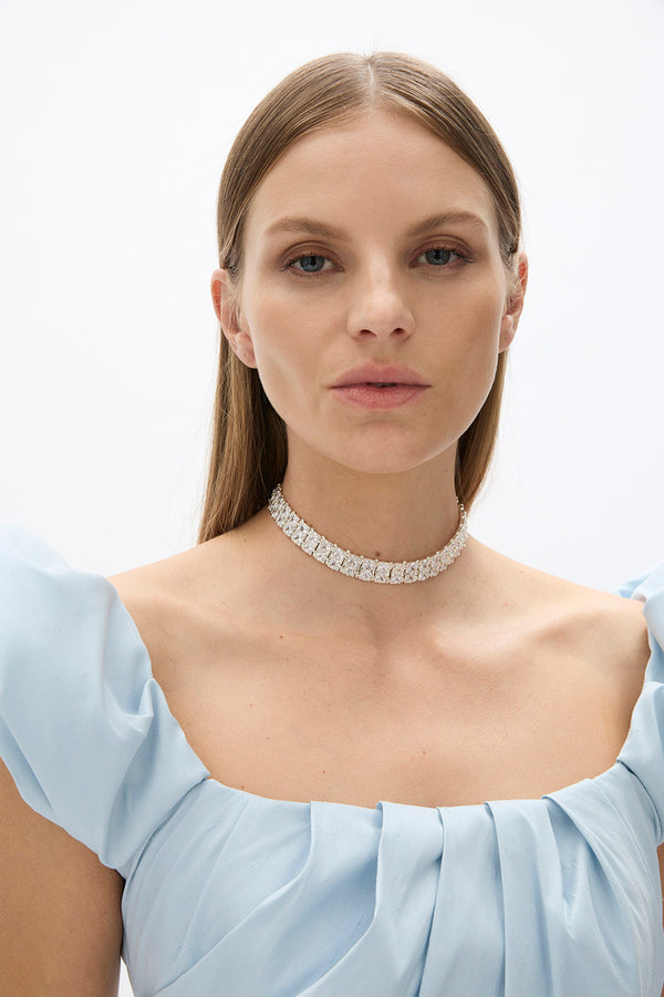 Rachel Gilbert Windsor Necklace Silver | Shop Rachel Gilbert Online – Rachel Gilbert US