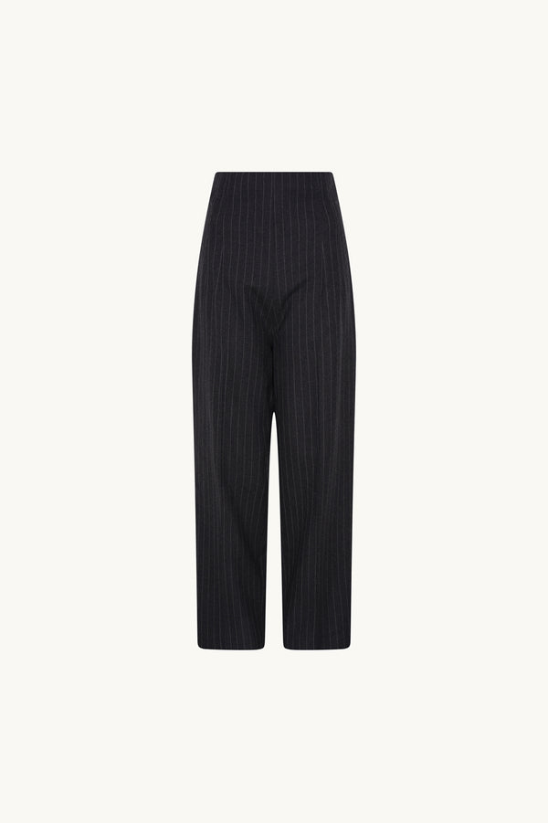 Racil LA FEMME TROUSERS In Charcoal Pinstripe – RACIL