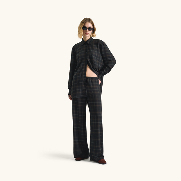 Racil AIRPORT PANTS In Black Check – RACIL