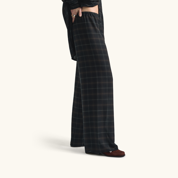 Racil AIRPORT PANTS In Black Check – RACIL