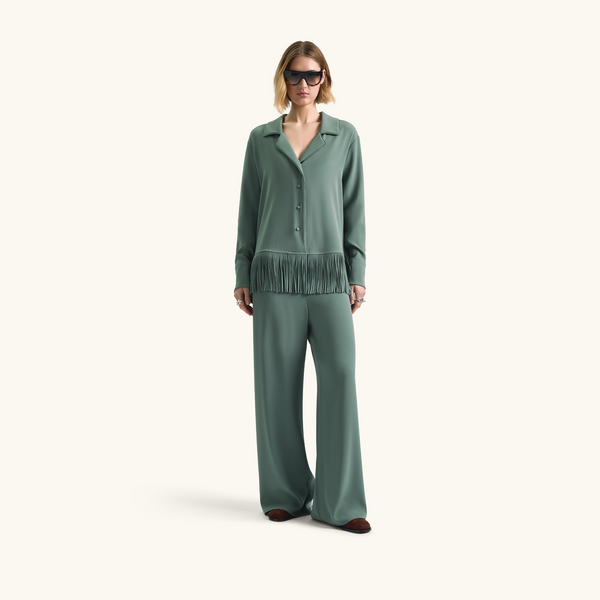 Racil AIRPORT PANTS In Moss Green – RACIL