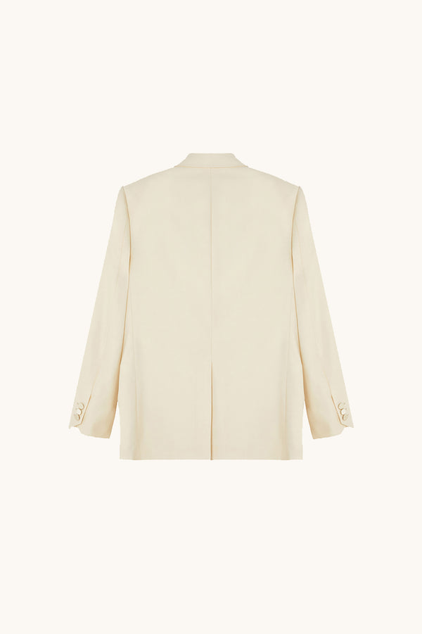 Racil BIANCA TUXEDO JACKET In Ivory – RACIL