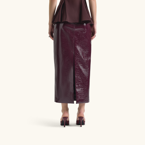 Racil CARINE SKIRT In Plum – RACIL