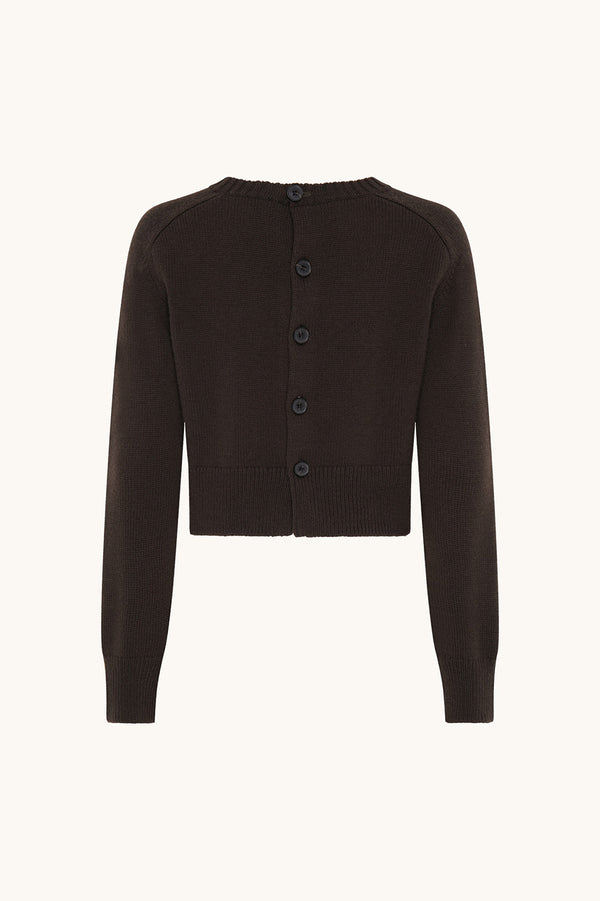 Racil CARO CROPPED JUMPER In Bark – RACIL