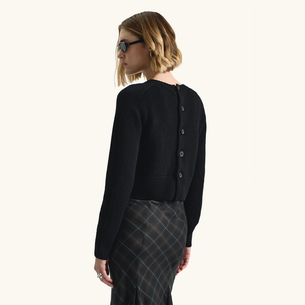 Racil CARO CROPPED JUMPER In Black – RACIL