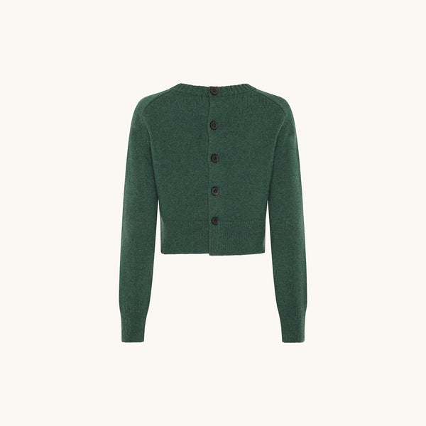Racil CARO CROPPED JUMPER In Forest Green – RACIL