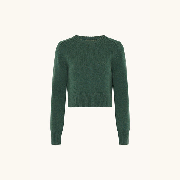 Racil CARO CROPPED JUMPER In Forest Green – RACIL