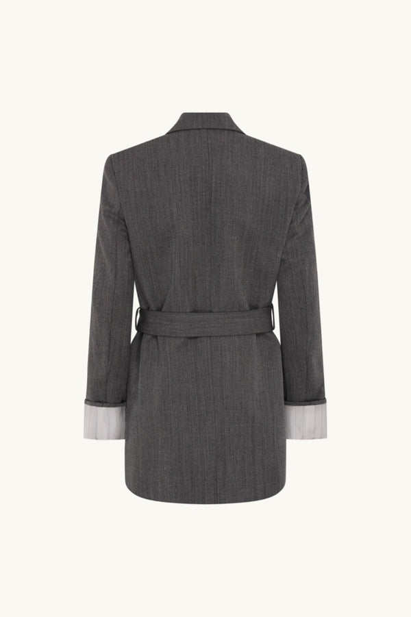 Racil FARRAH JACKET In Herringbone Grey – RACIL