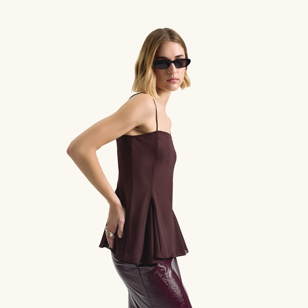 Racil FOUNDATION CAMISOLE In Plum – RACIL