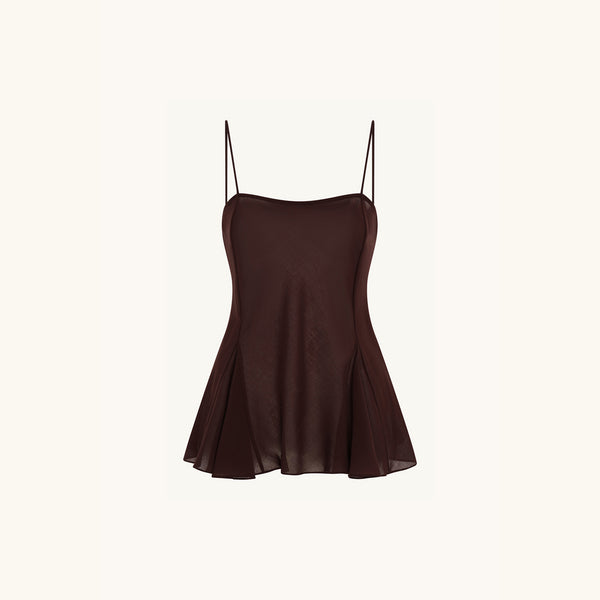 racil FOUNDATION CAMISOLE in plum – RACIL