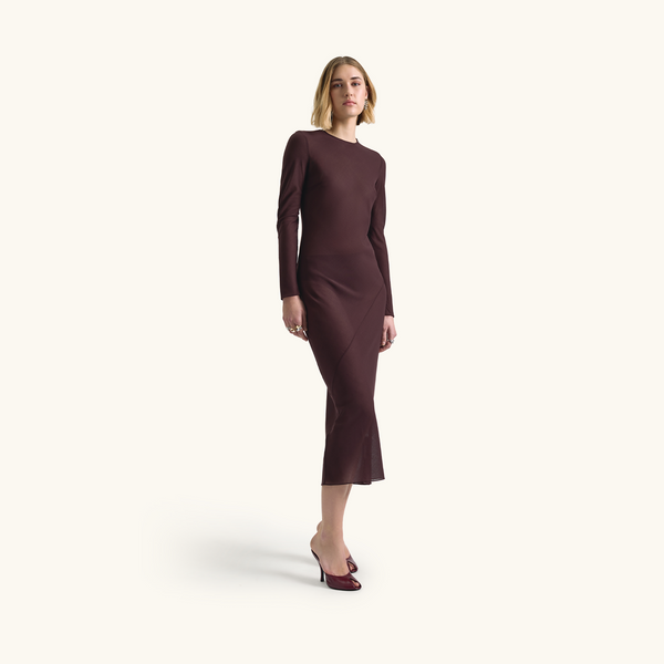 Racil FOUNDATION DRESS In Plum – RACIL