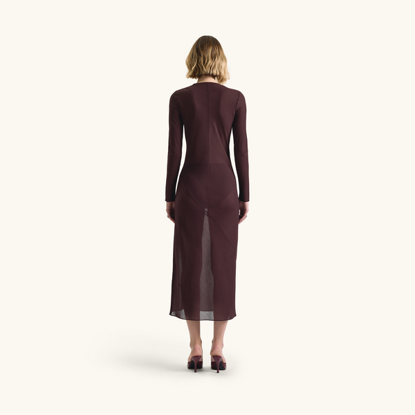 Racil FOUNDATION DRESS In Plum – RACIL