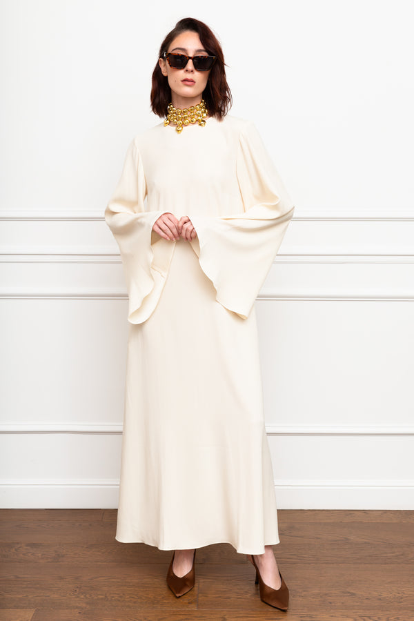 racil JACKIE KAFTAN DRESS in ecru – RACIL