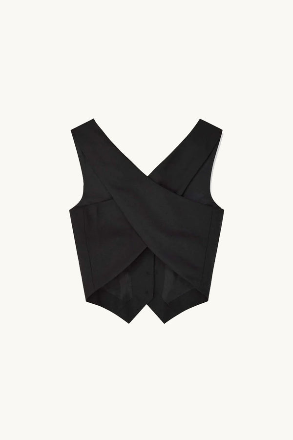 Racil JOHNNY WAISTCOAT In Black – RACIL