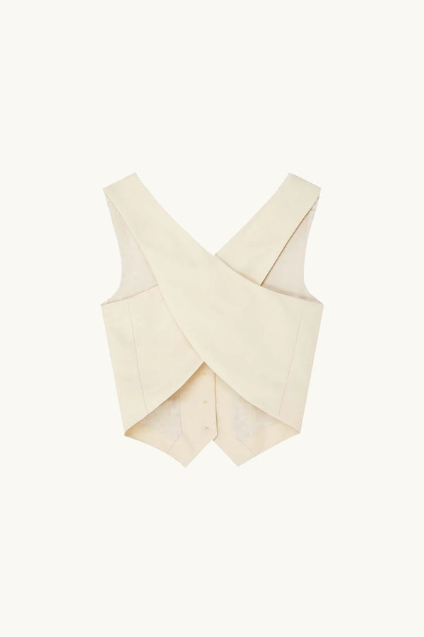 Racil JOHNNY WAISTCOAT In Ivory – RACIL