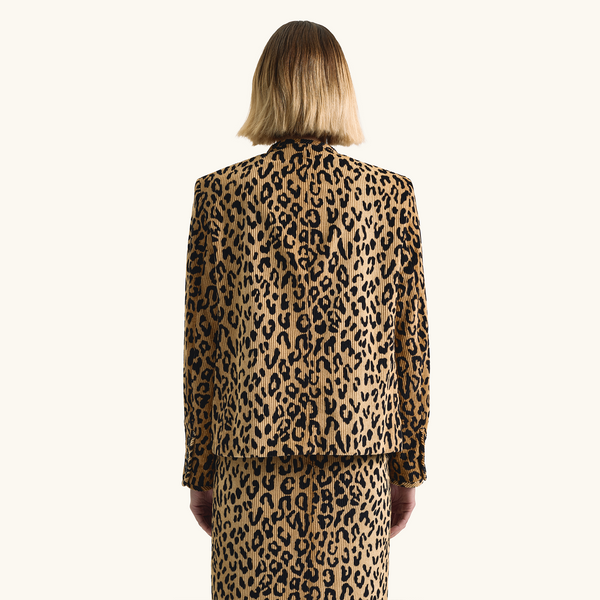 Racil JOSEPHINE JACKET In Leopard Corduroy – RACIL