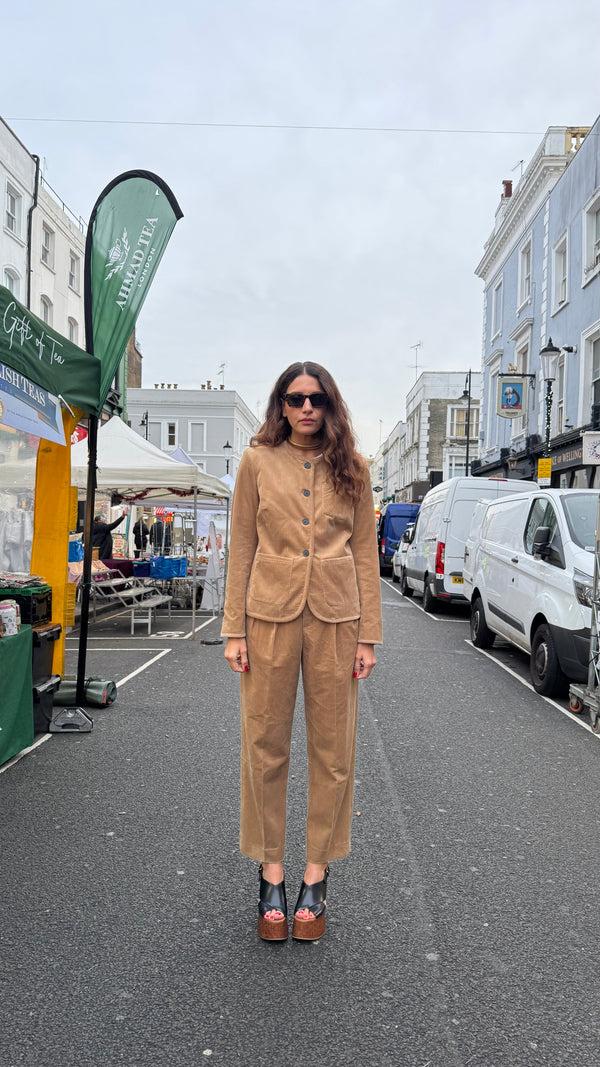 Racil L'HOMME TROUSERS In Caramel – RACIL