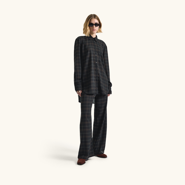 Racil OLSEN SHIRT In Black Check – RACIL