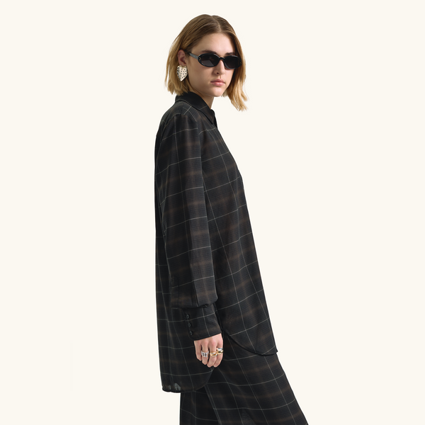 Racil OLSEN SHIRT In Black Check – RACIL