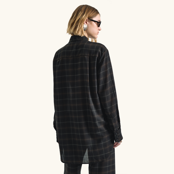 Racil OLSEN SHIRT In Black Check – RACIL