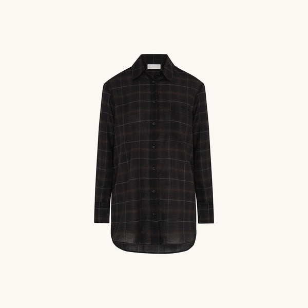 racil OLSEN SHIRT in black check – RACIL