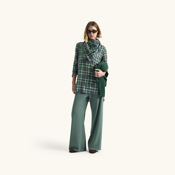 Racil OLSEN SHIRT In Green Check – RACIL