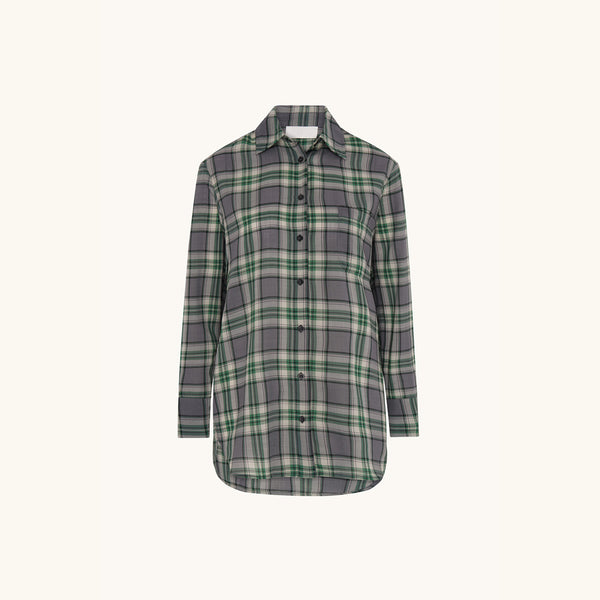 racil OLSEN SHIRT in green check – RACIL