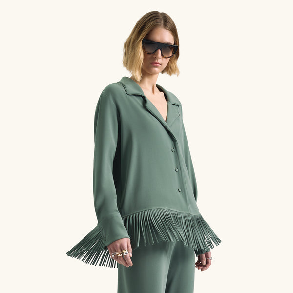 Racil P.J. SHIRT In Moss Green – RACIL