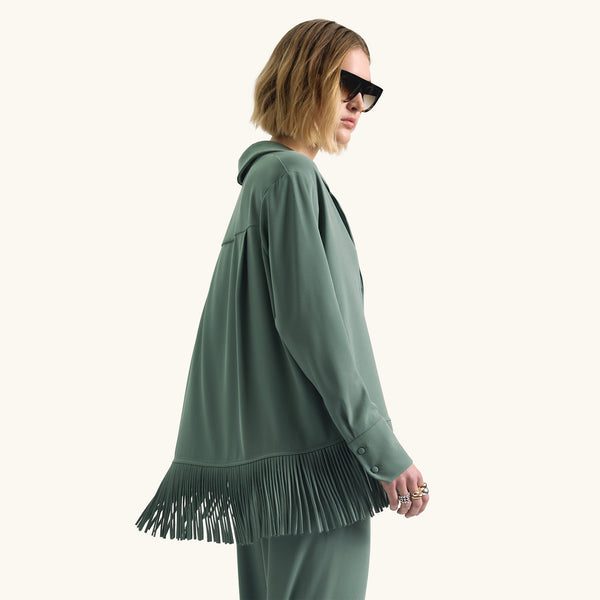 Racil P.J. SHIRT In Moss Green – RACIL