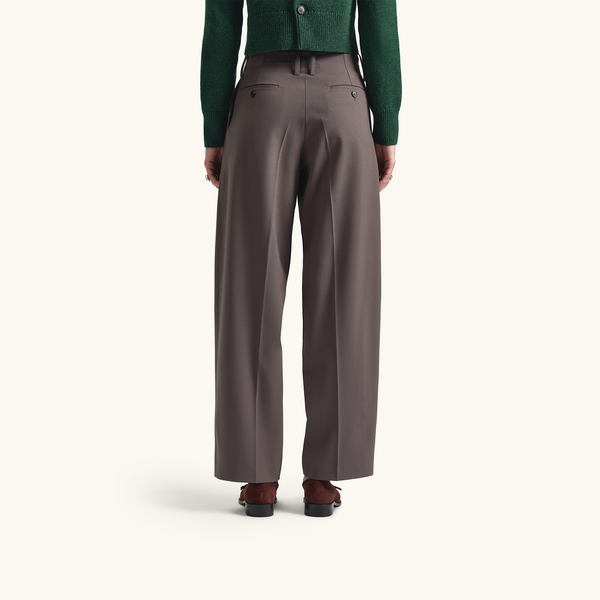 Racil RONNY TROUSERS In Bark – RACIL