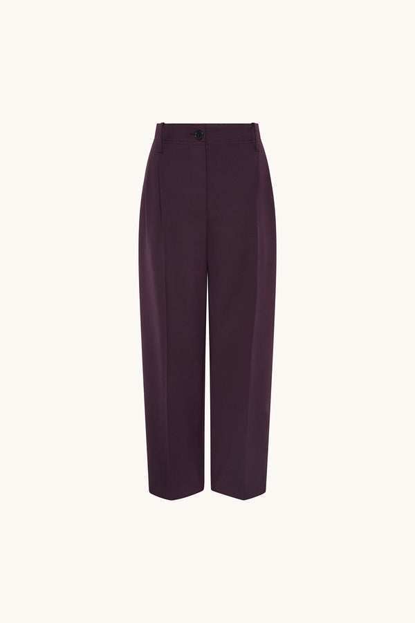 Racil RONNY TROUSERS In Plum – RACIL