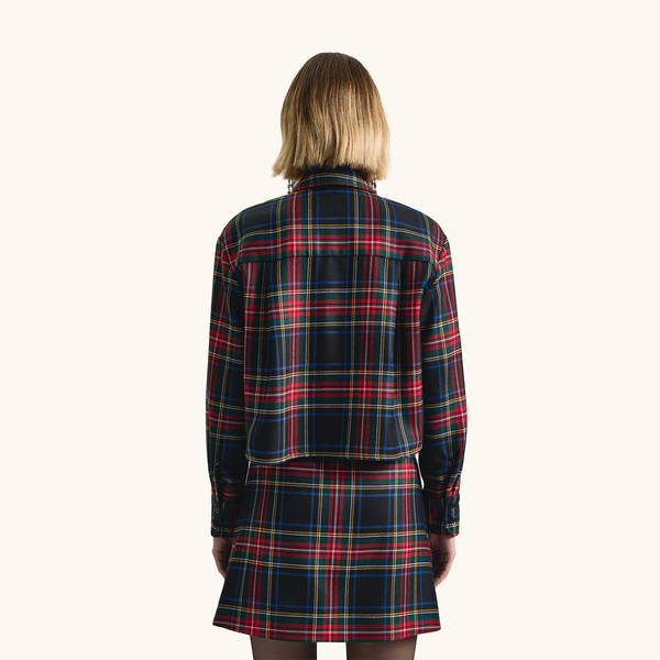 Racil ROX CROPPED SHIRT In Tartan – RACIL