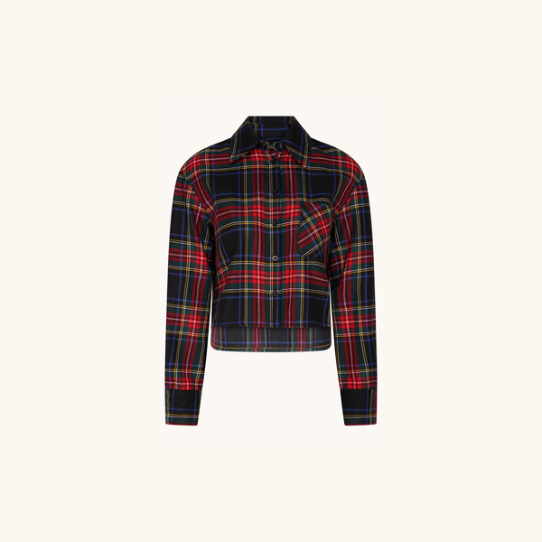 racil ROX CROPPED SHIRT in tartan – RACIL