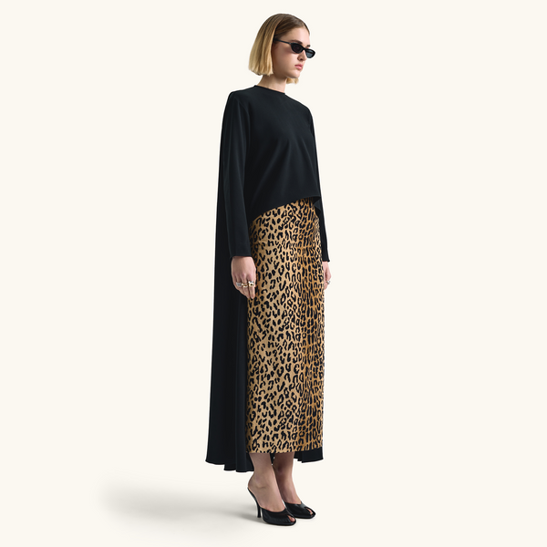 Racil SIENNA TOP In Black Crepe – RACIL