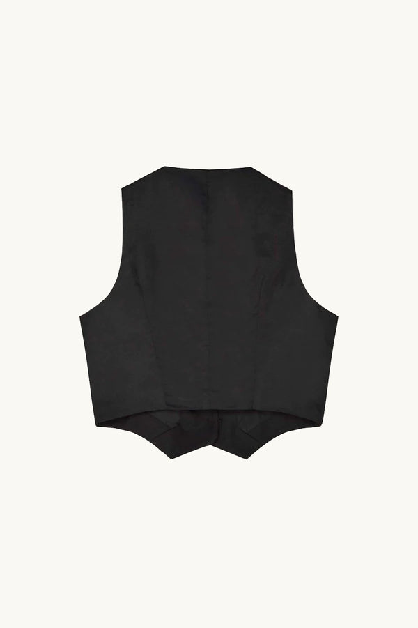 Racil TONY WAISTCOAT In Black – RACIL