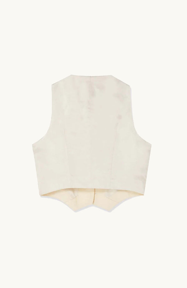 Racil TONY WAISTCOAT In Ivory – RACIL