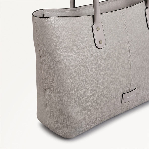 Radley London Ash Grey Large Zip-Top Tote | Southwark Lane SS25 | Radley
