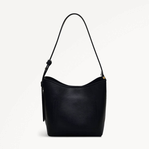Radley London Black Bucket Shape Handbag | Bathurst Mews SS25 | Radley