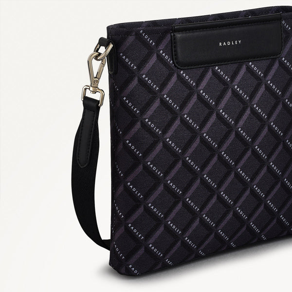 Radley London Black Crossbody Bag | Southwell Gardens Abstract Geo SS25 | Radley
