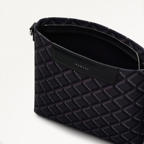 Radley London Black Crossbody Bag | Southwell Gardens Abstract Geo SS25 | Radley