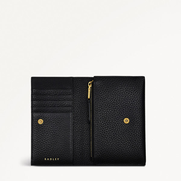 Radley London Black Flapover Purse | Oak Street Collection AW24 | Radley