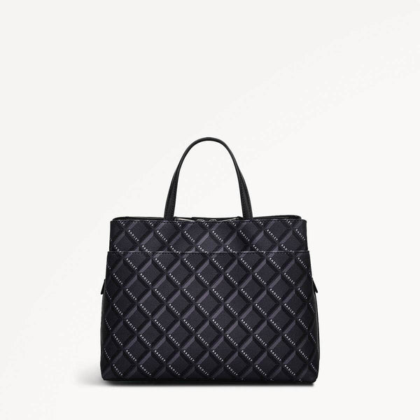 Radley London Black Grab Bag | Southwell Gardens Abstract Geo SS25 | Radley