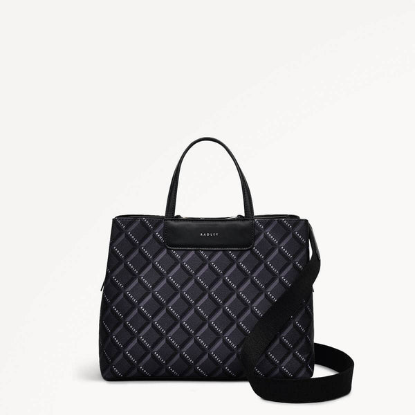 radley london Black Grab Bag | Southwell Gardens Abstract Geo SS25 | Radley